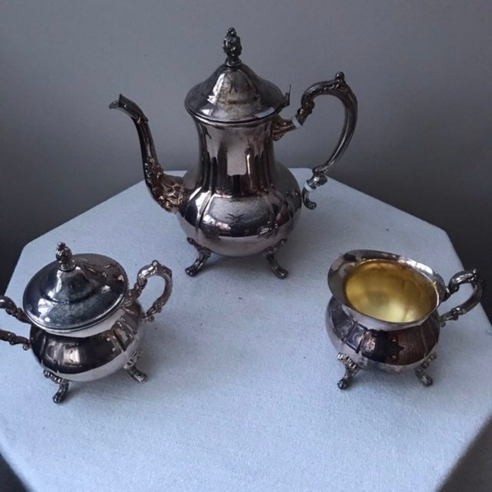 Towle Silverplate 3 Pc Coffee Pot set - Picture 6 of 10